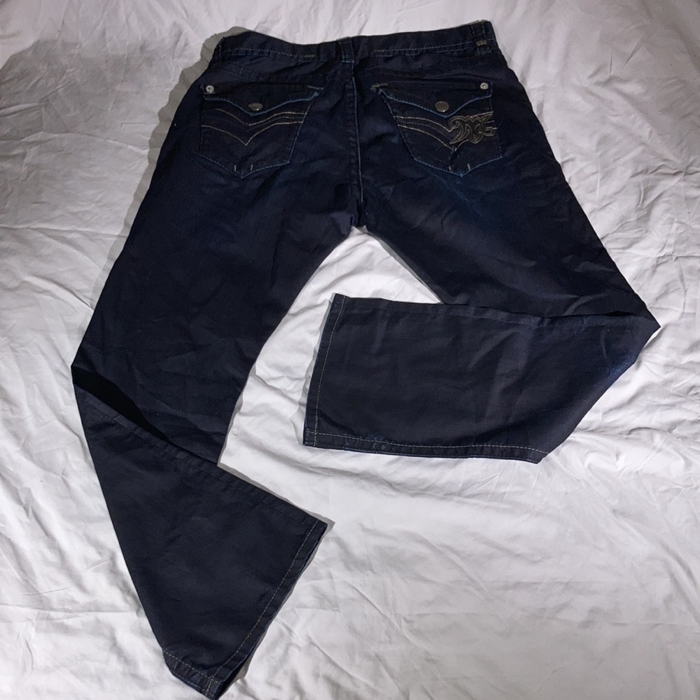 MEK DNM Men’s Bulgan Straight Dark Wash Blue Jeans